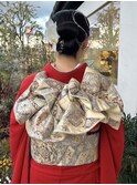 【成人式ヘアセット】2025年成人式ヘア！お団子スタイル