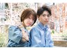 ★当日限定★似合わせカット＋カラー￥16280→ 10500