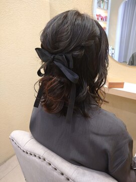 ランリ 名古屋名駅(ranri) ハーフアップ