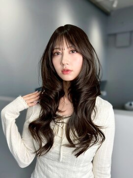 ノク 渋谷(nok) フォワード巻き レイヤーカット_イメチェン美髪外ハネボブ