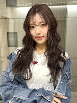 ユーフォリア 渋谷グランデ(Euphoria SHIBUYA GRANDE)&nbsp;アッシュベージュ　ウェーブ　シースルーバング