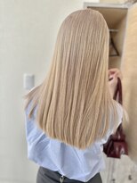 ラウラアンドロー(LAURA&RO) ホワイトブロンドロングダブルケアブリーチハイトーンカラー