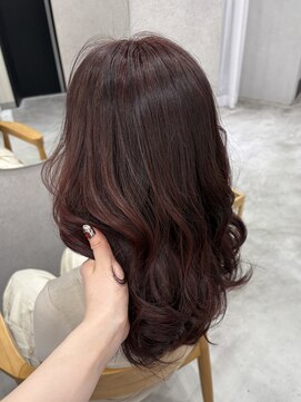 リュンヌ(Lune) ワインレッドカラー/ブリーチなしダブルカラー/YU112