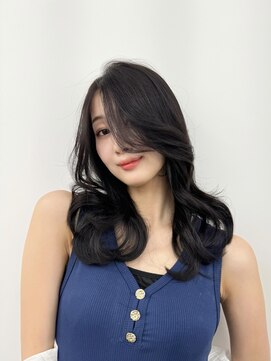 アマトウキョウスマートサロン(AMA TOKYO×Smart Salon) 韓国ヘア　2wayバング  レイヤーカット くびれヘア  顔周り