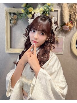 バサラ 大阪なんば店(VASARA) 【難波】ハーフツイン　推し活　袴　ヘアメイク　アイドル