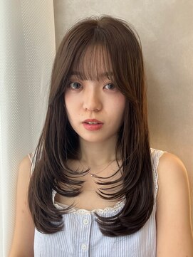 オムニス 表参道(Omnis) 美髪レイヤーカット/顔まわりレイヤー/くびれミディアムレイヤー