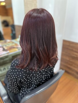アークスヘアー 20代30代40代髪質改善ナチュラルボブ艶感ピンクアッシュ