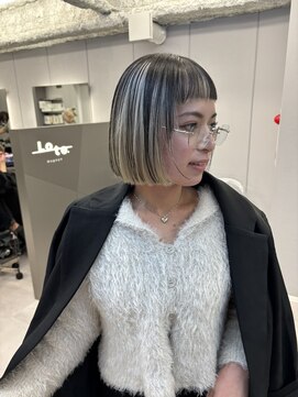 ロテ 名古屋 名駅店(Lote.) イメチェン/ホワイトブロンド/外ハネボブ/美髪/名古屋/名駅