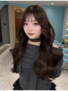 ボタン 熊本(VOTAN) 水光カラー/レイヤーカット/髪質改善/中明度/韓国ヨシンモリ