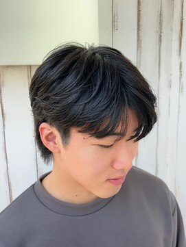 ヒューマン トシマエン 練馬 豊島園(HUMAN) シースルーフェザー フェザーパーマ メンズパーマ