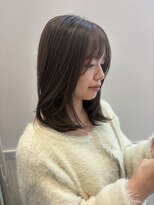 エスデザイン(es design)&nbsp;レイヤーカット×イルミナカラー×グレージュ