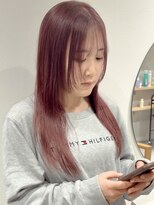 ラミエバイメルト 下北沢(lamie by melt) 春人気ケアブリーチハイトーンカラーピンクベージュ顔周り下北沢