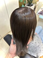 フォルテ 榛原パームス店&nbsp; 大人ガーリーダークアッシュ似合わせカットミディアムレイヤー