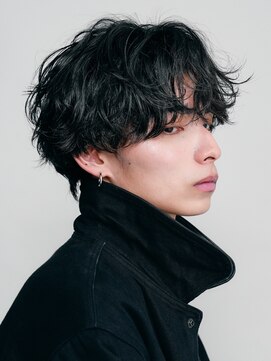 フィフスパーク(fifth PARK) 渋谷メンズパーマルーズパーマシャドウパーマッシュウルフゆるめ