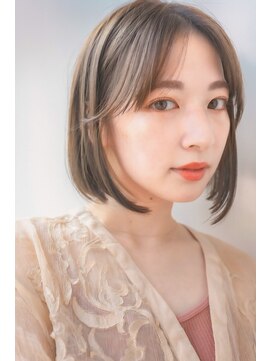 ロウ 銀座(RAW) 銀座　ボブ　ワンカール　ストレート　髪質改善