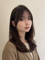 ノーレン 銀座(NOREN)&nbsp;レイヤーロング/顔まわりカット/前髪カット/ 20代/30代/銀座
