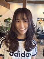 プカナ ラ(pukana_La)&nbsp;アッシュ×レイヤーカット