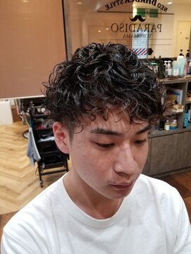 ネオバーバースタイルパラディソ(NeoBarberStylePARADISO) メンズパーマ２ブロック