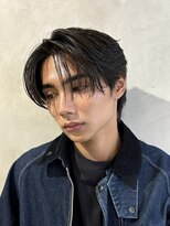 ニコ トウキョウ(nico TOKYO)&nbsp;メンズセンターパートウルフセンターパートニュアンスパーマ襟足