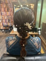 エイチエムヘアーホーム 池袋2号店(H M hair home)&nbsp;編みおろし/ヘアセット/ヘアアレンジ/結婚式ヘア/お呼ばれヘア