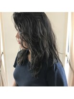 メロウ(MELLOW)&nbsp;ブリーチハイライト×グレーグレー