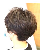 ハール ヘア スタジオ(haar HAIR STUDIO) 大人女子　ひし形ショート　ショートパーマ