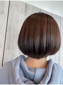 女性らしいショートボブ