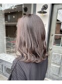 ブリーチなし ラベンダーアッシュ