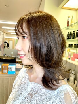 ハナイ ヘアーデザイン(HANAI hair design) グレージュブラウン