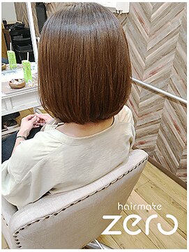 ヘアメイクゼロ 坂戸駅前店(hairmake zero) ボブ×モカブラウン