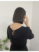 ディッシィ 立川(D'ICI)&nbsp;《SAYAKA》ぱつっとボブ × グレージュ