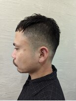 ポンヘアー(PON hair)&nbsp;フェード×ソフトモヒカン