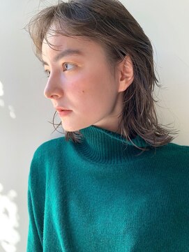 ガレージ バイ グリーン 原宿 表参道(Garage by green) 【loki】ミディアム×エアーウェーブ