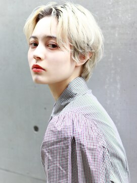 ラフィスヘアートゥルー 葛西店(La fith hair true) 【La fith】 ホワイトベージュ×ショート