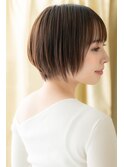 シースルーバングステップボーンカットヘルシースタイルY大宮