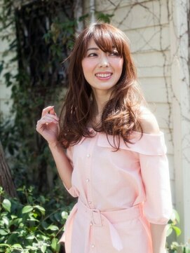 モニカ 横須賀中央店(Monica) デザインカラー/シルキーベージュ/グレージュカラー/斜めバング