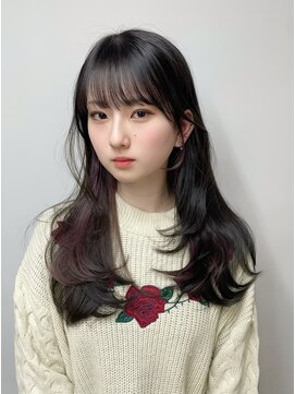 トッカ 三ノ宮店(tocca) 顔まわりカット/レイヤーカット/インナーカラー