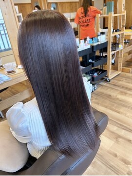 トアン(toan) 髪質改善カラー【ピンクベージュ】