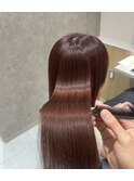 髪質改善カラー☆ピンクブラウン