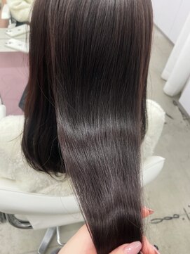 エヌアイ オモテサンドウ(ni omotesando) 色落ち綺麗ピンクラベンダー/韓国ヘア/Aujua艶カラー　上野