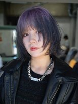 クペウ ローウェン(cope'u ROWEN)&nbsp;渋谷/ウルフカット  デザインカラー ルーツカラー エンドカラー