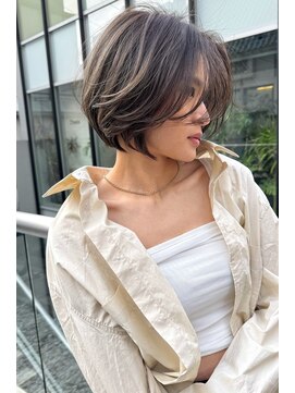 トルネード(TORNADO) カーテンバングレイヤーボブシアーグレージュ　n2.8