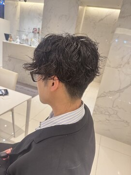 アヴァンスクロス あべのルシアス店(AVANCE. CROSS) 刈り上げマッシュ×スパイラルパーマ