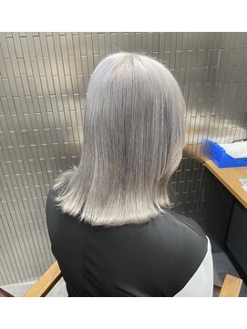 ボアップ 難波店(boappu) ブリーチ2回からできます!シルバー形カラー♪