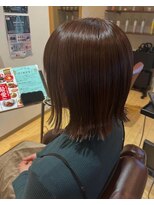 ヘアデザインフルーヴ(hair design fleuve) 切りっぱなしボブ