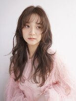 カナン(CANAAN)&nbsp;小顔ヘア　レイヤーカット　ピンクブラウン