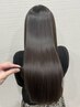 【髪の毛に自信がない方】縮毛+カット＋カラー＋髪質改善TR(始まり)￥25,000
