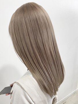 デート 原宿(DATE) ミルクティベージュ/ダブルカラー/ケアブリーチ/髪質改善/原宿