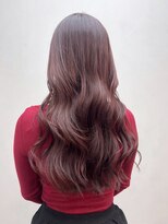 アルバム 池袋(ALBUM)&nbsp;美髪チェリーブラウン顔周りレイヤーロング_ba541521