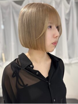 ホープ(hope) ハイトーンベージュ ボブ 梅田